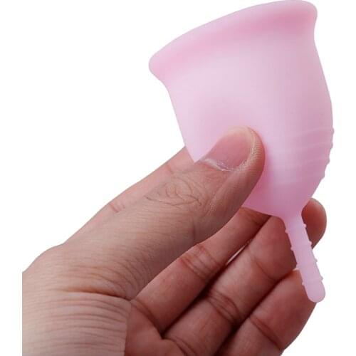 S/L Size Lady Cup Menstrual Pads Silicone Menstrual Cup For Women Feminine Hygiene Cup Menstrual Reusable