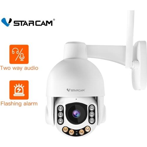 Vstarcam 1080p Wifi IP Camera Outdoor 4X Digital Zoom AI Human Detect Night Full Color P2P Security CCTV Camera Two Way Audio