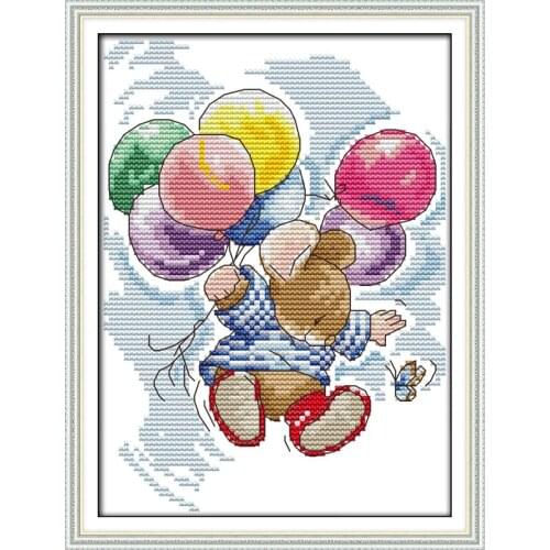 Everlasting Love Flying Chinese Cross Stitch Kits Ecological Cotton Printed 11CT 14CT DIY Gift Christmas Decoration For Home