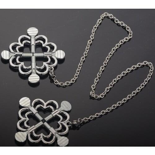 Metal Nipple Clamps BDSM Torture Women Breast Stimulator Couples Erotic Toys For Adults Sex Tools Adult Games Slave Fetish