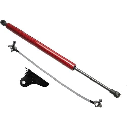 1pcs Gas Struts Lift Support for Ford Fiesta MK5 2002-2008 Absorber Auto Front Bonnet Hood Modify Shock Damper Carbon Fiber