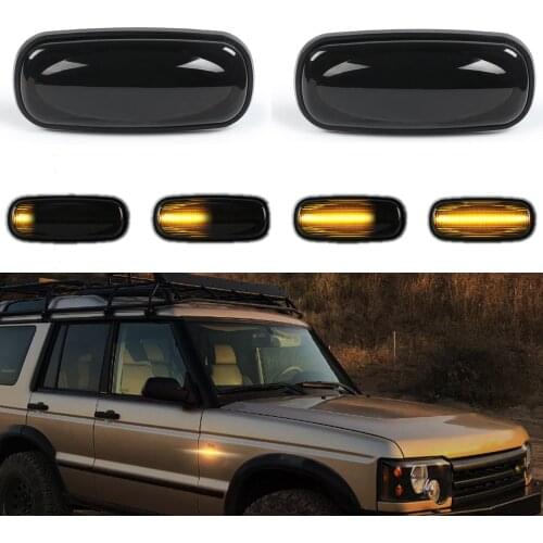 2 Pieces Dynamic Amber LED Side Marker Blinker Turn Signa Light For Land Rover Discovery 2 Defernder Freelander 1 Indicator Lamp
