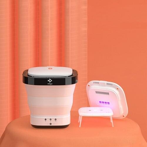 3 In 1 Portable Mini Folding Foldable Drying Disinfecting Washing Machine UV Sterilization Washer for Travel Home Dorms Business