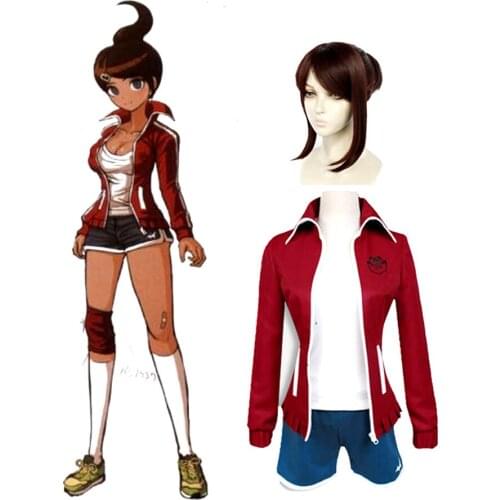 Anime Danganronpa Asahina Aoi Cosplay Costumes Women Dress Girls Uniforms Clothing And Wig