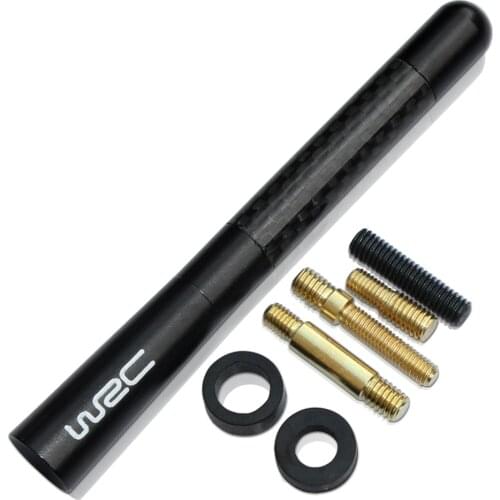 Car Carbon Fiber radio antena for citroen c4 honda fit peugeot 206 307 corolla volkswagen golf mk4 cruze golf mk7 renegade