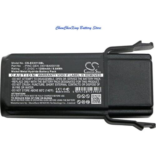 Cameron Sino 1200mAh Battery PINC-GEH for ELCA CONTROL-GEH-A, GEH-D, Techno-M, GENIO-M, GENIO-PUNTO, Sfera, Genio-Silux,PINC-GEH