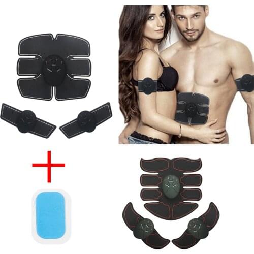 Electric Muscle Training Machine Fitness Gym Equipment Abdominal Muscle Trainer Arm Body Slimming Fat Burning Muscle Stimulator