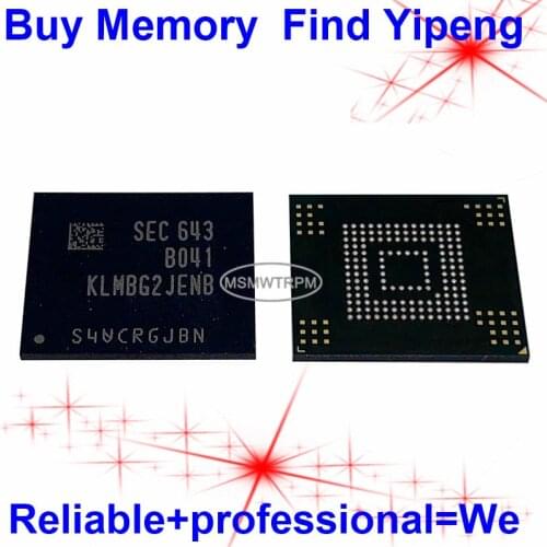 KLMBG2JENB-B041 BGA153Ball EMMC5.1 5.1 32GB Mobilephone Memory New original and Second-hand Soldered Balls Tested OK