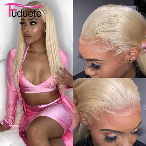 Fuduete 613 Lace Frontal Wig Transparent Lace Wigs For Black Women 13x4 Straight Lace Front Wig Brazilian Human Hair Wigs Remy