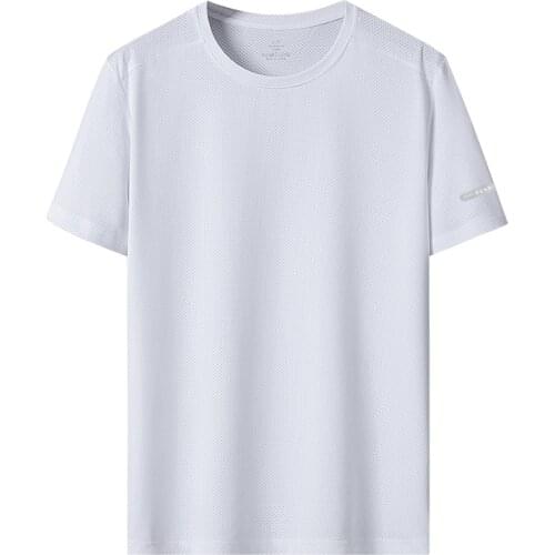 Men Quick Dry T-Shirt Multicolor Short Sleeve Sport Tee Gym Fitness Shirt Trainer Running T-Shirt Mens Breathable Sport 6Xl