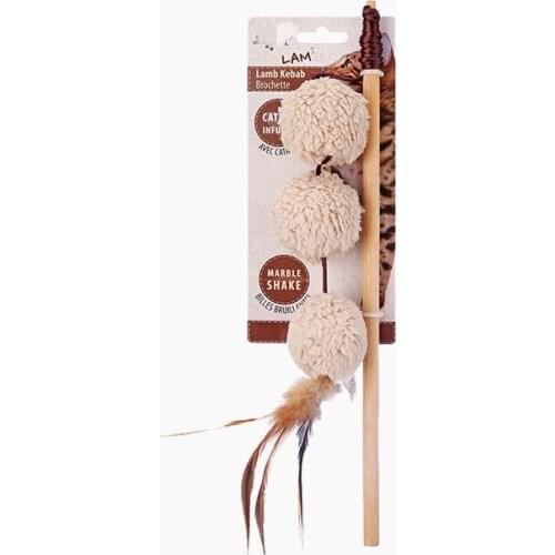 Hot Sale Cat toys Cat Teaser Lamb series Snow globe wand