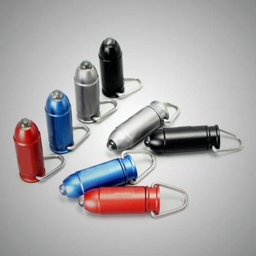 Jiguoor TB-01 Bullet Aluminium Alloy 45LM Mini LED Keychain Flashlight led light mini camping key chain torch+3 x LR41 battery