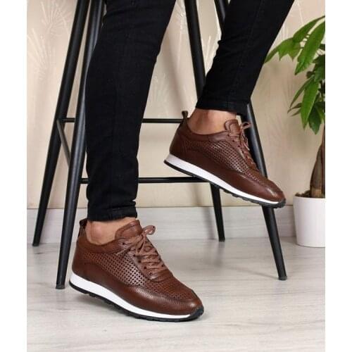 Trend 2021 teenage casual shoes Boy fashion walking shoes men genuine leather men designer shoes luxury brand male aya
