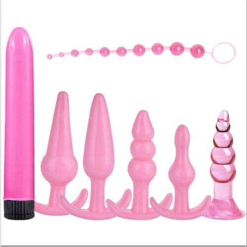Anal Plug Set TPE Butt Plug Adult Toys for Men/Women 18 Plus Unisex Sex Stopper Sex Toys for Couple Anus Masturbation