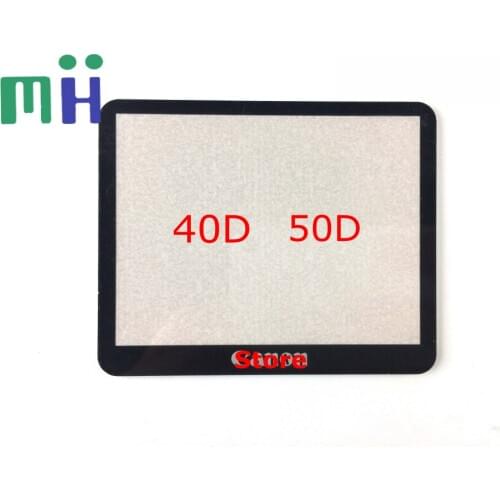 New Back cover LCD Screen glass For Canon 40D 50D Camera Replacement Unit Repair Part