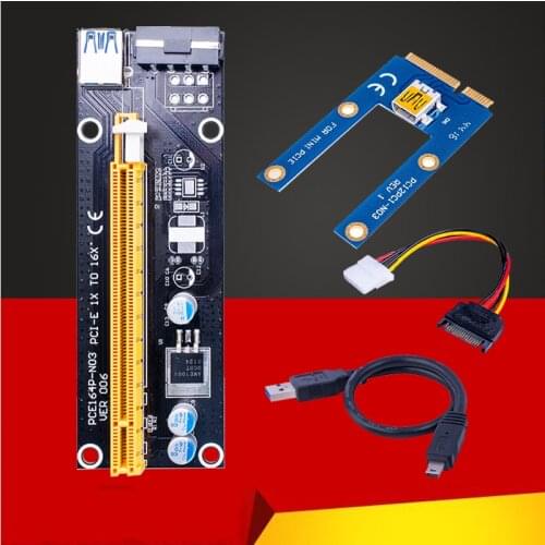 Mini PCIe 1x to PCI Express x16 Riser Card for Laptop External Graphics Card GDC Miner mini PCIe to PCI-e Slot for BTC Mining