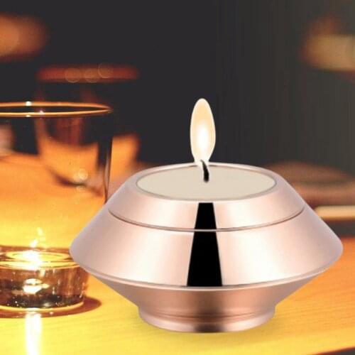 Stainless Steel Candle Holder Ashes Urns Keepsake Cremation For Human Pets