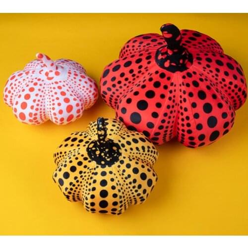 Halloween Pumpkin Shaped Pillow Elastic Cotton Halloween Strong Flexibility Plush Doll for Relax Doll Decoration Room Funny Toy