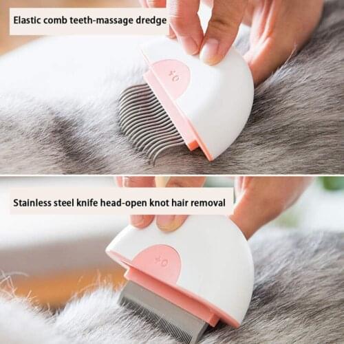 Pet Comb Soft Cats Shower Hair Grooming Comb Dog Cat Bath SPA Massage Brush Brush Dog Cleaning Tool Pets Supplies Fashion