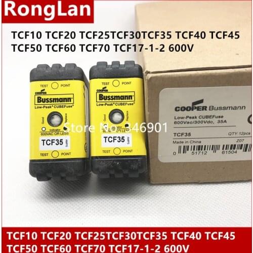 United States BUSSMANN fuse TCF10 10A TCF20 20A TCF25 25A TCF30 30A TCF35 35A TCF40 TCF45 TCF50 TCF60 TCF70 TCF17-1-2 600V fuse
