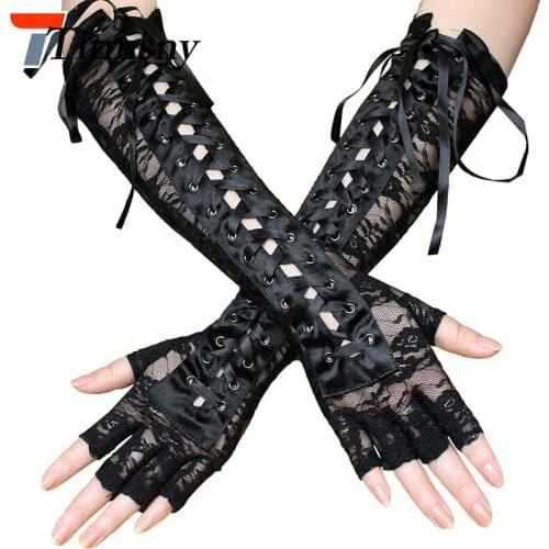Titmsny Women's Fingerless Gloves