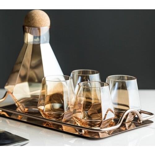 Ultra Clear Crystal Whiskey Glass Cup Wine Brandy Liquor Beer Water Thicken Wine Glass For Home Bar Party