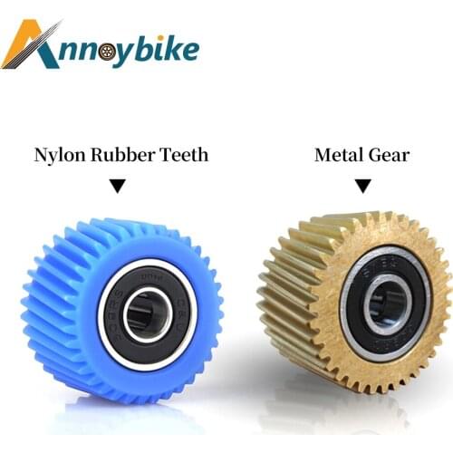 Mid-Mounted Motor Parts Nylon Rubber Teeth Metal Gear Motor Repair Parts