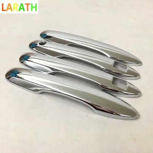 Protect Decorative Accessories For Toyota Camry 2018 Car Door Smart Handle Cover And Door Handle Abs Chrome 4Pcs Car Styling
