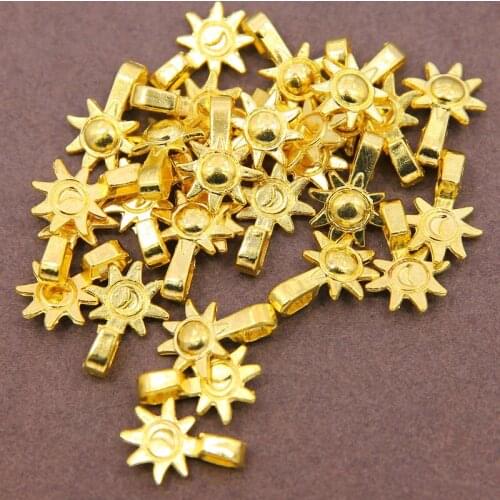 20pcs17*12mm gold Colors Plated Connectors Handmade Charms Pendant DIY for Bracelet Necklace Accessories