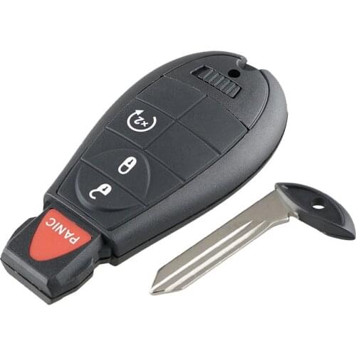4Buttons Car Remote Smart Key Fob 433MHz For Dodge RAM 1500 2500 3500 2013-2018 With Remote Start FCC ID: GQ4-53T GQ453T