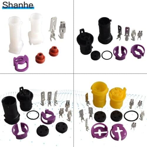 6.3 automobile waterproof connector waterproof plug of male and female on the plug connector