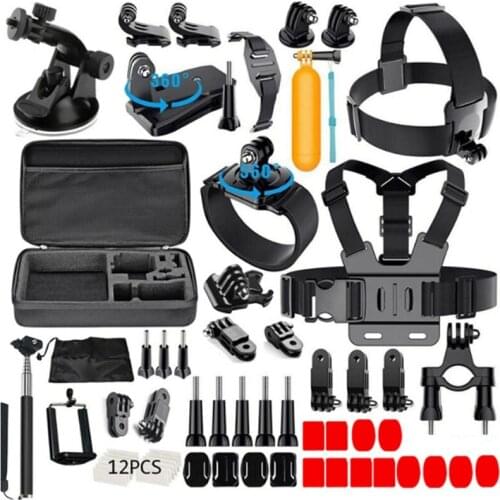 61 Pcs Accessorries Kit for Hero 9 8 7 6 5 4 3 3+ 2 1 Series,Compatible with XTU S2 in-sta360 Eagle Eye Action Camera