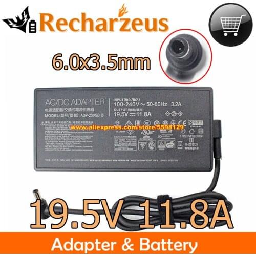 ADP-230GB B Ac Adapter 19.5V 11.8A 230W Laptop Charger For G731GU UX581 G702VS GM501GS-XS74 GL704G GL703GS G712LV FX505DV G512LW