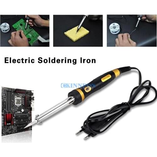 DHL 100PCS Professional Industry Tool Electric Soldering Iron Lightweight Soldering Tools Hot Iron Welding Heating Tool 220V 60W