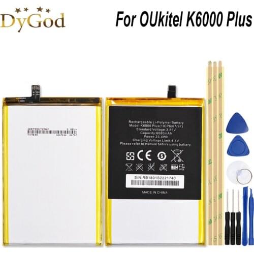 Аккумуляторы для телефонов Oukitel K6000 Plus DyGod China At AliExpress