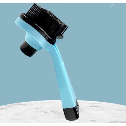 Cat Dog Hair Removal Comb Grooming Shedding Tools Fur Trimming Dematting Deshedding Brush Double sided Long Hair Curly Comb