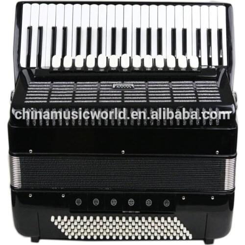 Best price 41keys120Bass Piano Accordion AFA-43 Black color Afanti Music