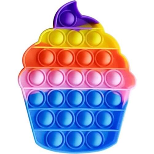 New Fidget Pack Fidget Toys Antistress Toys Push Bubble Silicone for Children Adult Stress Reliever Squeeze Board Fidget Game 5Z