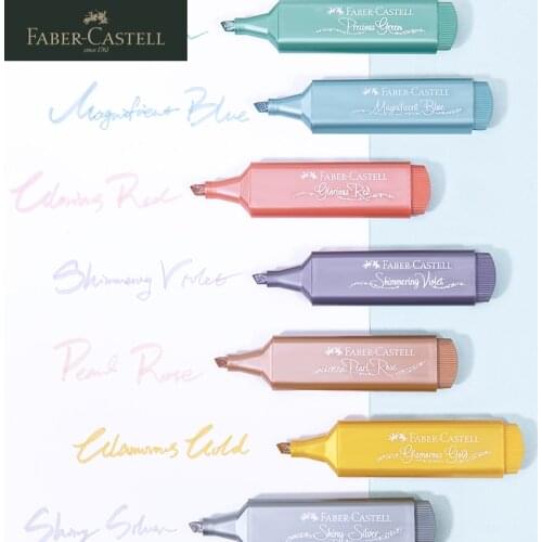 New Arrival Germany Faber-Castell Metallic Colors Highlighter Morandi Marker Original Product