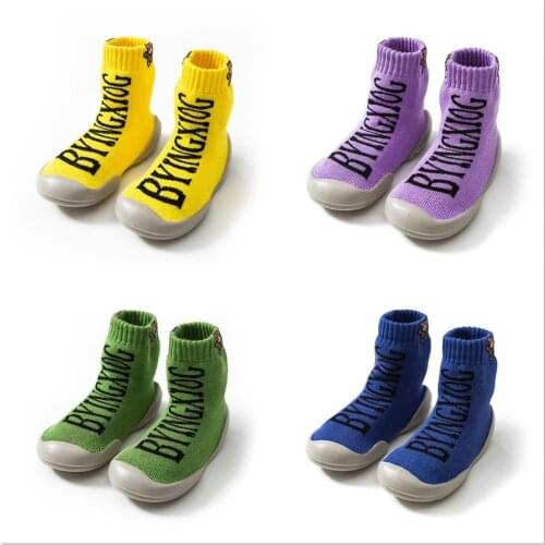 New Childrens Alphabet Floor Shoes Baby Toddler Shoes Non-slip Shoes Cute Toddler Shoes