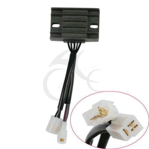 New Black Motorcycle DC 12V Voltage Regulator Rectifier For Suzuki AN125 5 wires
