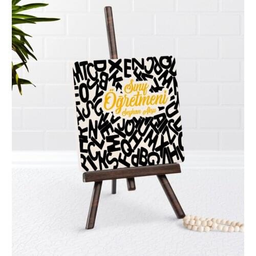 Personalized Class Teacher Şovaleli Natural Taş-13