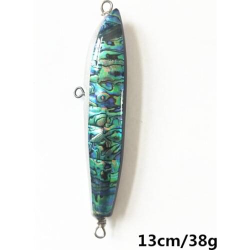 Bait abalone irect manufacturers to accept orders saltwater floating GT fishing lures wood popper 13cm32g popper lures