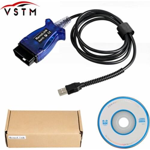 Renolink OBD2 For Renault ECU Programmer V1.52 For Dacia Key Programmer Airbag Reset Tool For Renault Trucks Diagnostic Tool