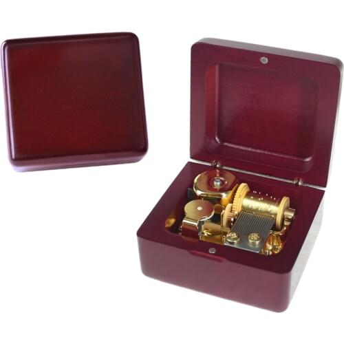 ROSIKING wooden Elfen Lied music box creative birthday gift for girls boys love sankyo Valentines Day New Year Gifts for women