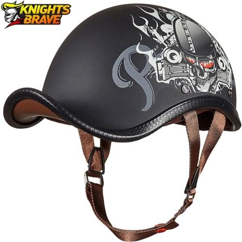 Helmet Motorcycle Vintage Retro Scooter Half Helmet Casco Moto Helmet Moto Capacete Motorbike Riding Helmet Casque Moto