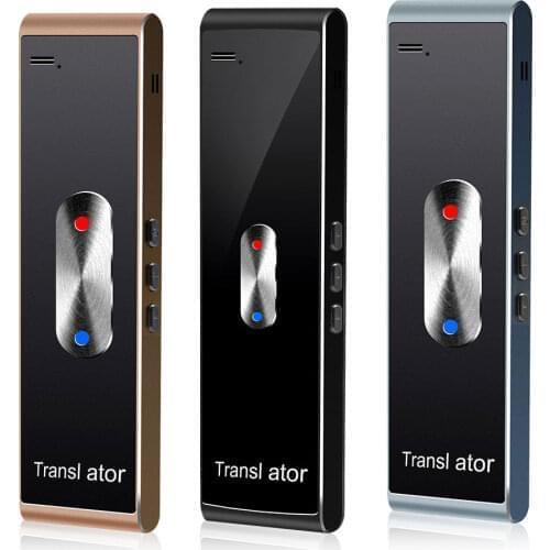 T8s Mini Pocket Instant Voice Translator Speech Translation Bluetooth Two-Way Real Time 40 Language for Business Meeting Travel