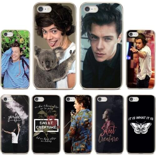 Tattoos-Harry-Styles-One-Direction Silicone Phone Case For Huawei Mate 20 30 40 7 8 9 10 Lite Pro P Smart 2018 2019 Plus G7 G8