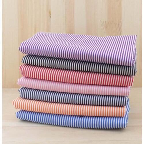 Tilda Stripe Handmade 100% Cotton Fabric for Craft Baby Cloth Sewing Walletbag Patchwork Scrapbooking Tissue 50*50cm