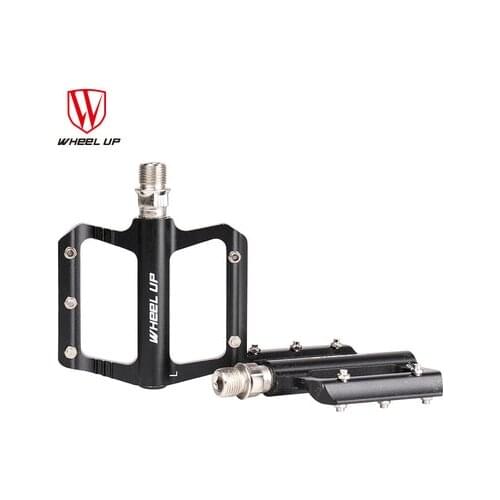 WHEEL UP Ultralight 3 Bearings Bike Pedal Bicycle Dead Fly Pedal Aluminum Alloy Anti-slip Durable Footboard Mtb Bike Accessories